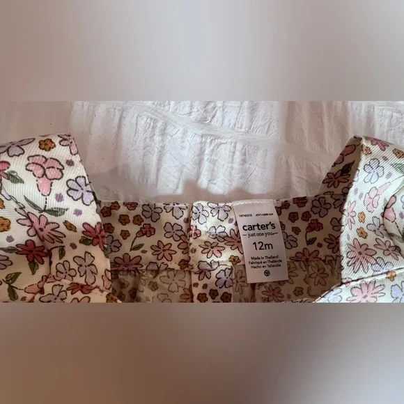 Carter's Baby Girl Outfit Peasant Top & Leggings Size 12M - Picture 4 of 10